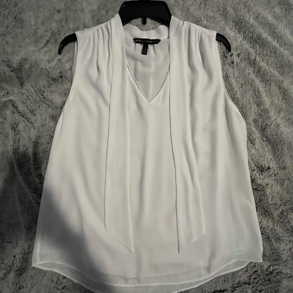 White business casual blouse from white house black market